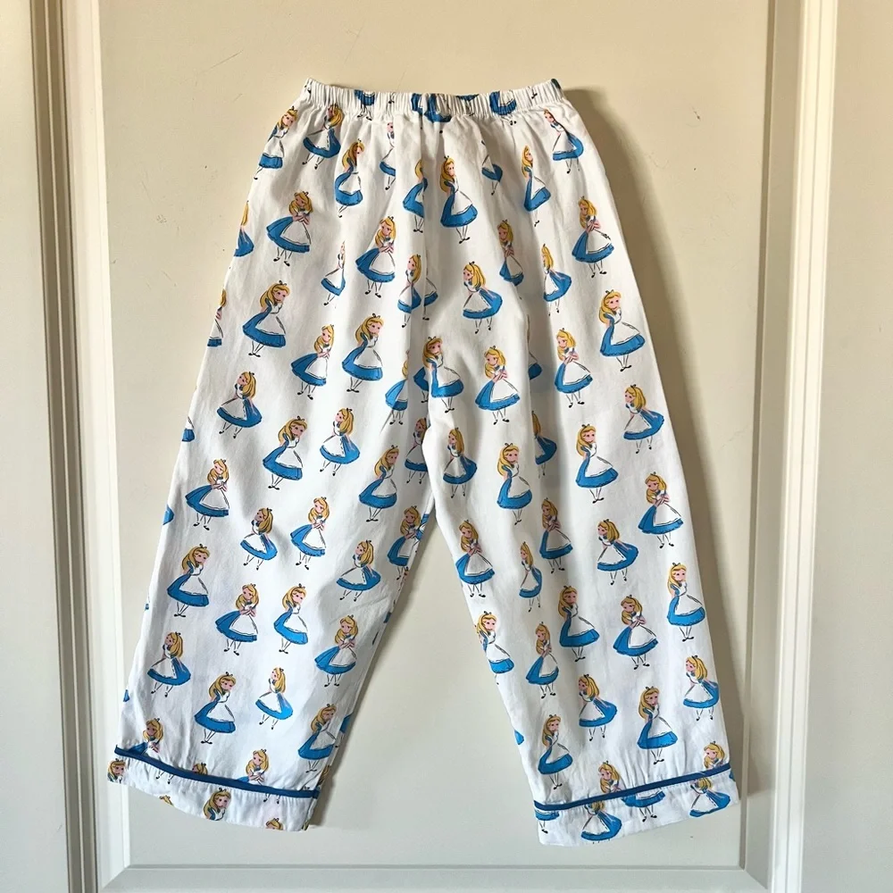 Slumber Party Sleepwear Alice in Wonderland toddler pajamas 2 pieces set small